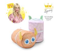 Swan x Lynsey SWLC9005QOCN Set of 2 Monster Laundry Bags, Fun Design, Easy Organisation, 2 Compartments, Protects Delicate Garments, Mesh Design, Pink & Orange