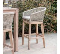 Lynton Outdoor Bar Stool Set of 2 Grey