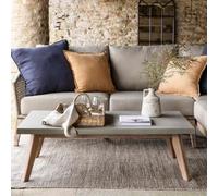Lynton Outdoor Coffee Table Grey Faux Concreate