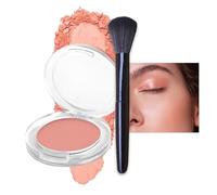 LYNTYAOU Peach-Red Matte Blush Palette, Powder Blush, Radiant Cheek Color, Sensitive Skin, Water Resistant