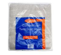 Lynwood SH200 Cotton Rich Twill Dust Sheet 3.65 x 2.75m