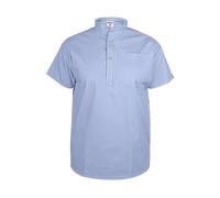 Lynwood Unisex Scrub Tops with Band Collar - Short Sleeves Medical Uniforms & Scrubs - Nurses Mens Womens Beauty Tunic Work Wear Shirts for Hospital Office