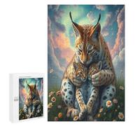 Lynx 1000 Piece Jigsaw Puzzles Suitable Adults Children Paisaje Edificio Jigsaws Weekend Family Vibrant Colourful Challenge Stress Relief 1000 PCS