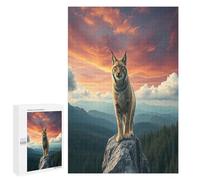 Lynx 1000Pc Jigsaw Puzzles Adults Kids Paisaje Edificio Jigsaws Family Vacation Activity Vibrant Creative Challenge Stress Relief 1000 PCS