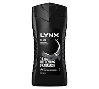 Lynx Black 12-H Refreshing Shower Gel Body Wash for Men 6x225ml