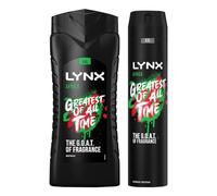 Lynx 12H Refreshing Africa Shower Gel 500Ml With 48H Fresh Body Spray 250Ml In Black Black