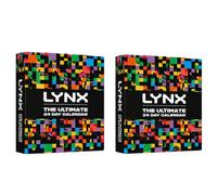 LYNX 24-Day Advent Calendar Gift Set 17 products and 7 gifts, Pack of 2