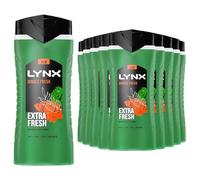 Lynx 3-in-1 Shower Gel Jungle Fresh 12 Hours of Long Lasting Refreshing Fragrance Body Wash with Plant-Based Moisturisers for Men for Naturally Soft Skin, 500ml Pack of 12