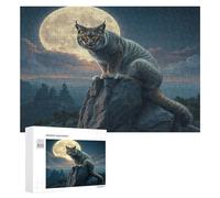 Lynx 300Pc Jigsaw Puzzles Adults Children Paisaje Edificio Jigsaws Post-Retirement Leisure Challenging Puzzle Great Gift Seniors Stress Reliever 300 PCS