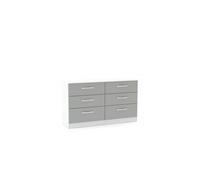 Birlea Lynx 6 Drawer Chest One Size White