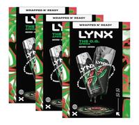 Lynx Africa Gift Set Duo with Body Spray and Bodywash- 3 Pack, Long-Lasting Masculine Scent, Refreshing Cleanser for Men Grooming, Shower Essentials Iconic Fragrance Daily Care Kit