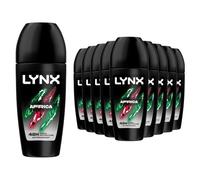 Lynx Africa Roll On 48 Hours Anti Sweat Faster Drying Anti-Perspirant with Long Lasting Sweat and Odour Protection Travel Size Deodorant for Men for All Skin Types, 50ml Pack of 12