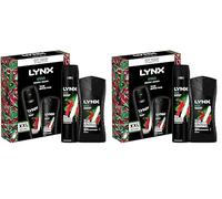 LYNX Africa The Epic O.G. Duo Deodorant Gift Set Body Wash & Body Spray perfect for his daily routine 2 piece (Pack of 2)