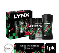 Lynx Africa Trio Gift Set 3 piece