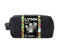 Lynx Gift Set Africa Washbag with a body wash, a body spray, an anti-perspirant and a Washbag perfect for any occasion 3 piece
