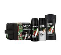 'Body Wash, Body Spray & Antiperspirant' Gift Set for Him Lynx Black One Size
