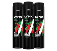 Lynx Africa XXL Limited Edition Deodorant and Body Spray 48 Hour High Definition Fragrance, Pack of 3 x 250ml