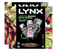 Lynx All Stars Trio Gift Set - 2 Pack, Full Size Africa Body Spray, Black Body Wash, and Epic Fresh Antiperspirant, Long Lasting Freshness, 72 Hour Protection, No Marks Formula, Grooming Gift Idea