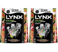 Lynx All Stars Trio Gift Set with a body wash, a body spray, an antiperspirant and a body scrub tool perfect for any occasion 3 piece (Pack of 2)