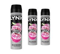 Lynx Anti-Perspirant Epic Fresh 72-Hour Sweat & Odour Protection Deodorant Spray for Men with Unique Scent of Grapefruit and Tropical Pineapple, 200ml Pack of 3
