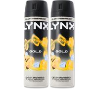 Lynx Anti-Perspirant Gold 200ml X 2