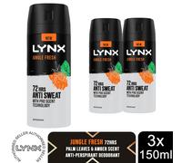 Lynx Antiperspirant Deodorant Jungle Fresh 150ml