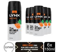 Lynx Antiperspirant Deodorant Spray 72H Sweat Protection, 3x,6x,12x or24x, 150ml