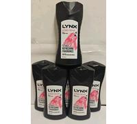 Pack of 3, Lynx Attract for Her Rose & Bergamot Scent Body Wash 225ml