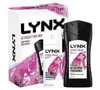 LYNX Attract for Her Duo Body Spray Gift Set Body Wash and Deodorant perfect for her daily routine 2 piece