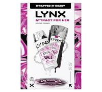 Lynx Attract for Her Gift Set- 50ml Body Spray & 225ml Body Wash, Fresh Fragrance Duo, Feminine Scent, Great for Gifting or Everyday Use