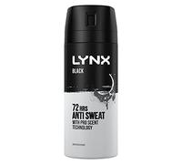 Lynx Black 72 Hour Anti-Perspirant Deodorant Spray, 150ml