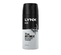 Lynx Black 72hrs Anti Sweat Antiperspirant 150ml