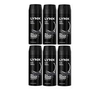 Lynx Black Frozen Pear & Cedarwood Deodorant Body Spray 6x 150ml