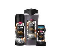 Lynx Men's Black Vanilla Body Wash Spray & Stick Bundle Set