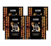 Lynx Black Vanilla Fine Fragrance Duo Gift Set, 4 Pack- Full Size Premium Body Spray 150ml & Body Wash 225ml, 72 Hour Long-Lasting Freshness, Warm Vanilla Scent, Moisturising Wash