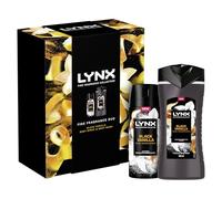 Lynx Black Vanilla Fine Fragrance Duo Gift Set with a Body Wash & Body Spray Deodorant