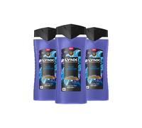 Lynx Fine Fragrance Collection Blue Lavender Premium Body Wash Shower Gel with for 12 hours of freshness, infused with lavender, mint & amber essential oils 400 ml