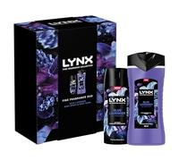 LYNX Fine Fragrance Collection Blue Lavender Duo Deodorant Gift Set Body Wash & Body Spray perfect gifts for him 2 piece