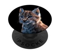 Lynx Bobcat Wild Cat Big Cats Cute Lynxes PopSockets Adhesive PopGrip