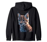 Lynx Bobcat Wild Cat Big Cats Cute Lynxes Zip Hoodie