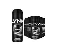 Lynx Men's Body Spray Black 48-H High Definition Fragrance Deo For Men, 150ml Lynx Black