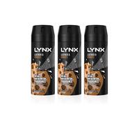 3 Pack Lynx Deodorant Body Spray, Collision,150ml