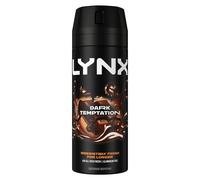 Lynx Men's Body Spray Dark Temptation 48-H High Definition Fragrance Deo, 150ml in Black Lynx Black