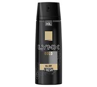 6pk Lynx XL Gold All Day Fresh Body Spray Deodorant - 6 x 200ml