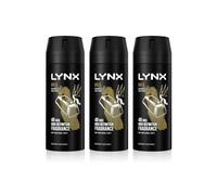 Lynx 'body Spray' Gold High Definition Fragrance Deo, 3X150Ml Gold One Size