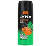 Lynx Body Spray Jungle Fresh 48H High Definition Fragrance Deodorant, 150Ml In Black Black