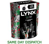 Lynx Body Spray Quad Gift Set - The Supreme Squad Africa/Black +Lynx Shower Tool