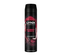Lynx Fine Fragrance Collection Cherry Spritz Premium Body Spray Men's Deodorant infused with a cherry, red apple & amber scent for 72 hours of freshness 200 ml