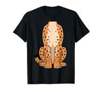 Lynx Costume Halloween Wild Cat Design Value Graphic T-Shirt, Men, Black, XL