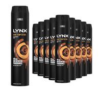 Lynx Dark Temptation Deodorant Body Spray 250ml, 18 Pack, 48H Chocolate Scent